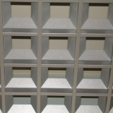 Пирамидальный Грильято металлик серебристый