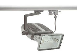 Металло-галогеновый светильник для крепления на шине
